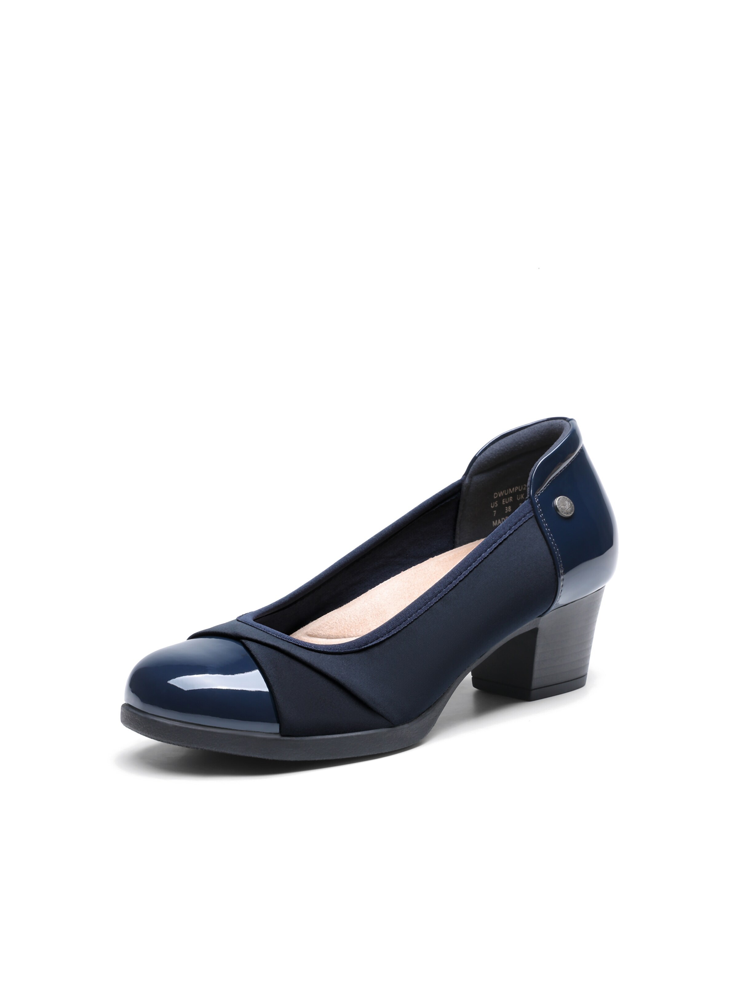 Décolleté 'Pumps Women's Pumps Low Chunky Arch Support Heels' di Dream Pairs in blu: frontale