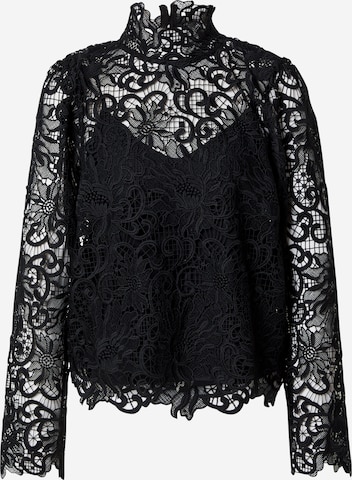 VILA ROUGE EDIT Blúzka 'VIBOE' - Čierna: predná strana