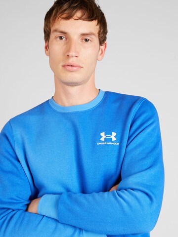 UNDER ARMOUR Športová mikina 'Essential Novelty' - Modrá