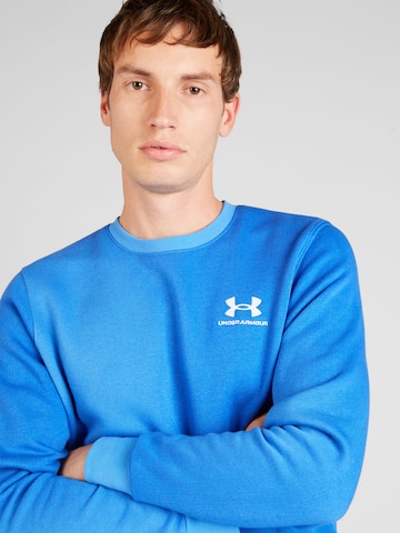 UNDER ARMOUR Sportsweatshirt 'Essential Novelty' i blå