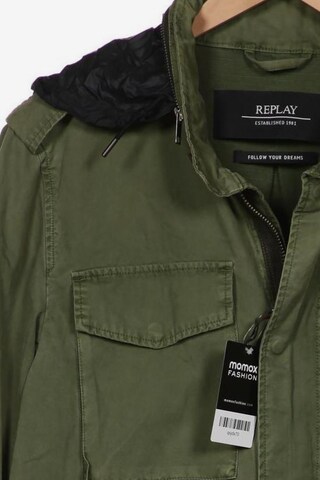 REPLAY Jacket & Coat in L in Green