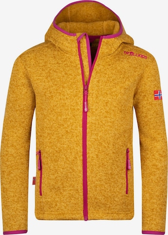 TROLLKIDS Fleece Jacket in Red: front