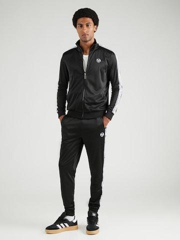 Sergio Tacchini Jogginganzug 'GRECO' in Schwarz: Vorderseite