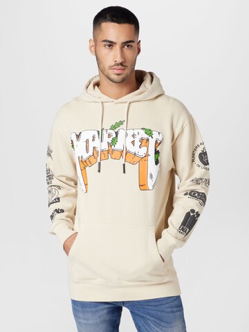 MARKET Sweatshirt in Beige: predná strana