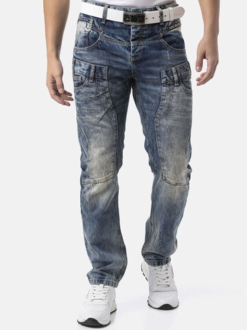 CIPO & BAXX Regular Cargojeans 'CD911' in Blauw: voorkant