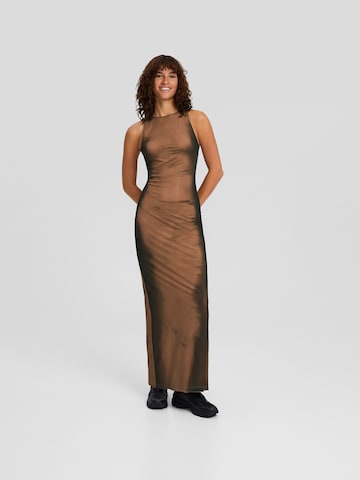 Bershka Dress in Brown