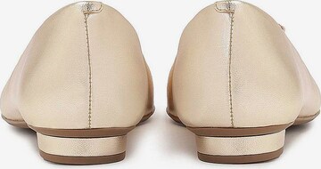 Ballerines Kazar en or