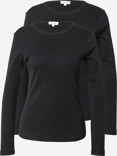 Marškinėliai iš s.Oliver, spalva – juoda, Prekių apžvalga