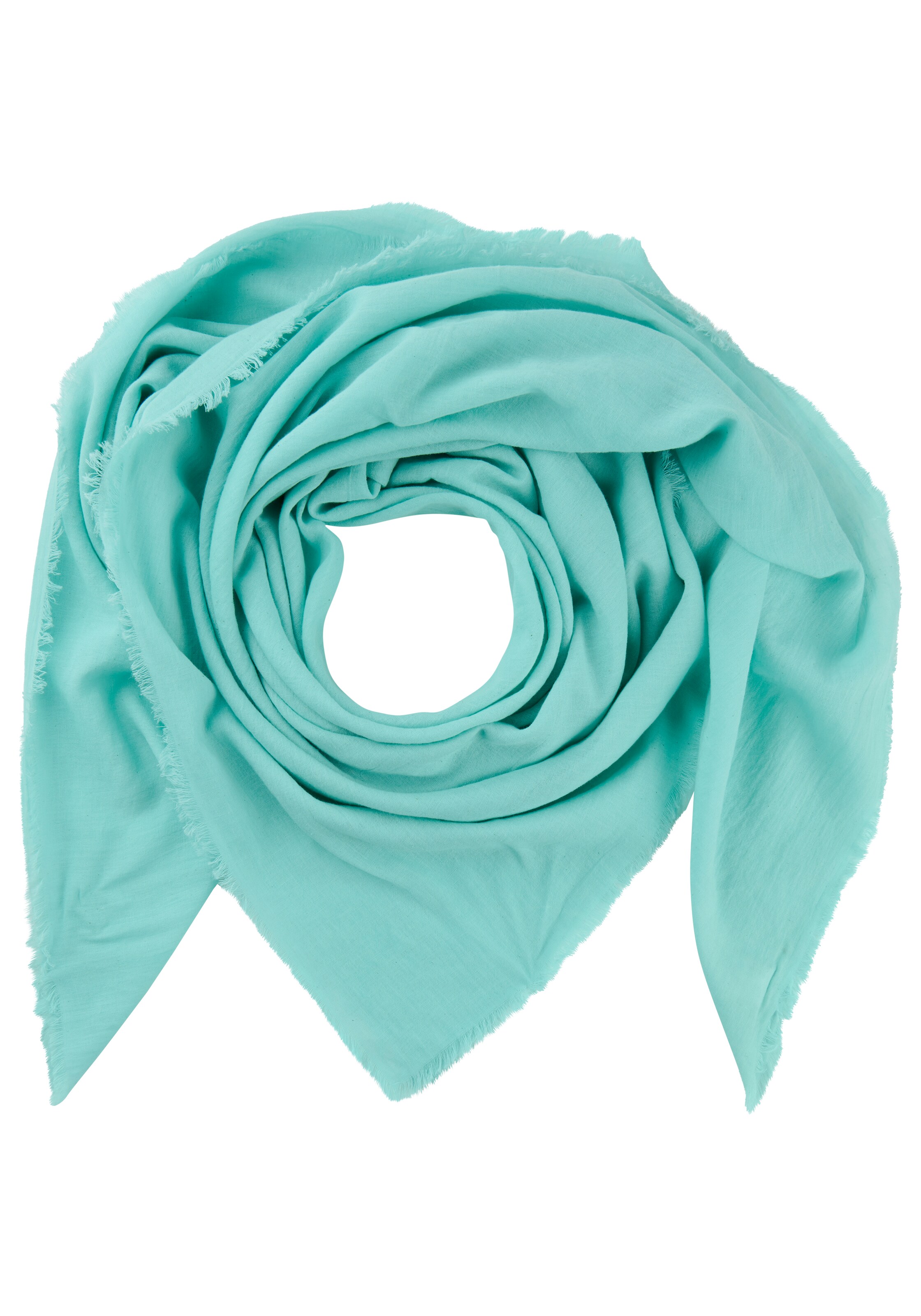 LAURA SCOTT Tuch in Grün: Vorderseite