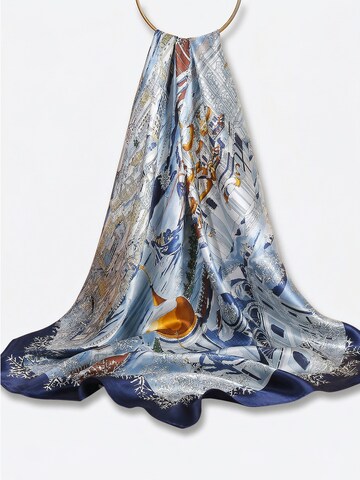 Vivi Idee Scarf 'Winterstadt' in Blue