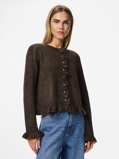 PIECES Knit Cardigan 'PCLydia' in Dark brown, Item view