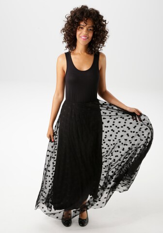 Aniston CASUAL Kleid in Schwarz