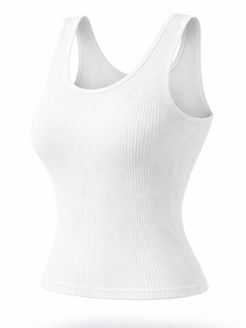 fashionshowcase Top 'RIBBIA' in Wit: voorkant