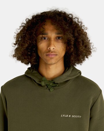 Lyle & Scott Sweatshirt i grön