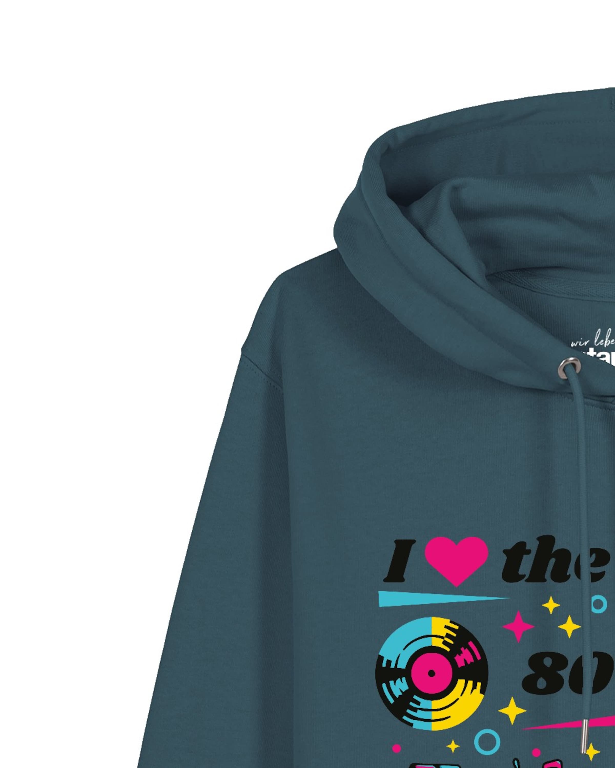 Sweat-shirt '80s Love' Watapparel en vert