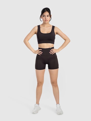 Coupe slim Leggings 'Lissa' Smilodox en marron