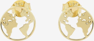 Akzent Earrings '"Odin" aus 925 Sterlingsilber, rhodiniert, langlebig' in Gold: front