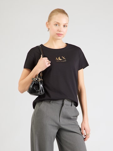 ARMANI EXCHANGE Μπλουζάκι σε μαύρο: μπροστά