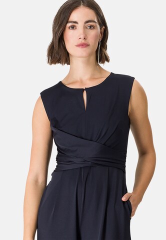 zero Jumpsuit mit Raffung in Blau
