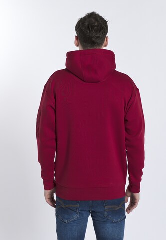 DENIM CULTURE Sweatshirt 'SAORO' in Rot