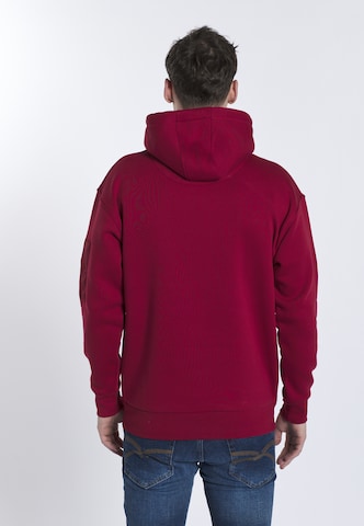DENIM CULTURE Sweatshirt 'SAORO' in Rood