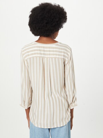 TOM TAILOR Bluse in Beige