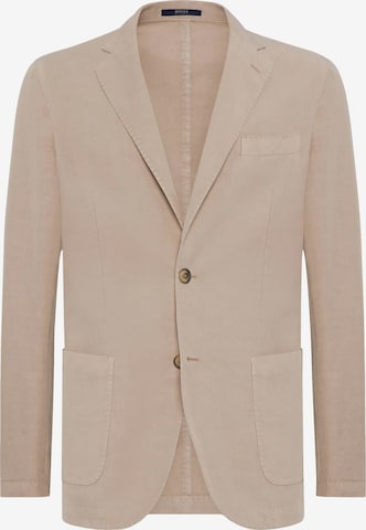 Veste de costume Boggi Milano en beige : devant