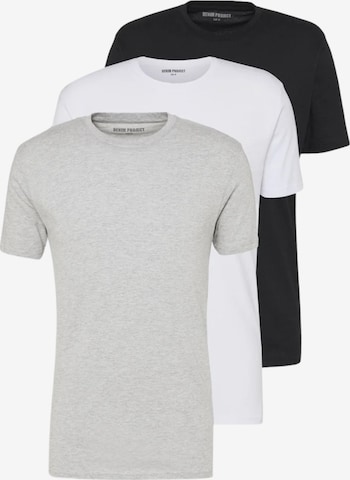 Denim Project Tričko ' DP ' – černá: přední strana