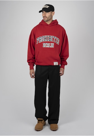 Prohibited Sweatshirt in Red
