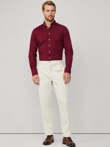 Hackett London Regular Fit Hemd 'Ess' in Rot