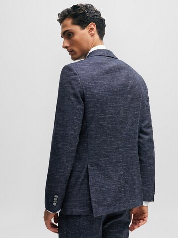 BOSS Slim fit Suit Jacket 'H-Hutson' in Blue