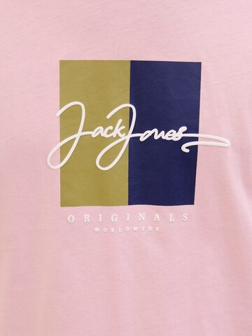 JACK & JONES Тениска 'JORFrederiksberg' в розово