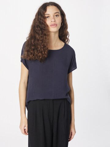 Hailys - Blusa 'Farina' em azul: frente