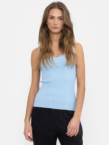 Esmé Studios Knitted Top 'Melody' in Blue: front