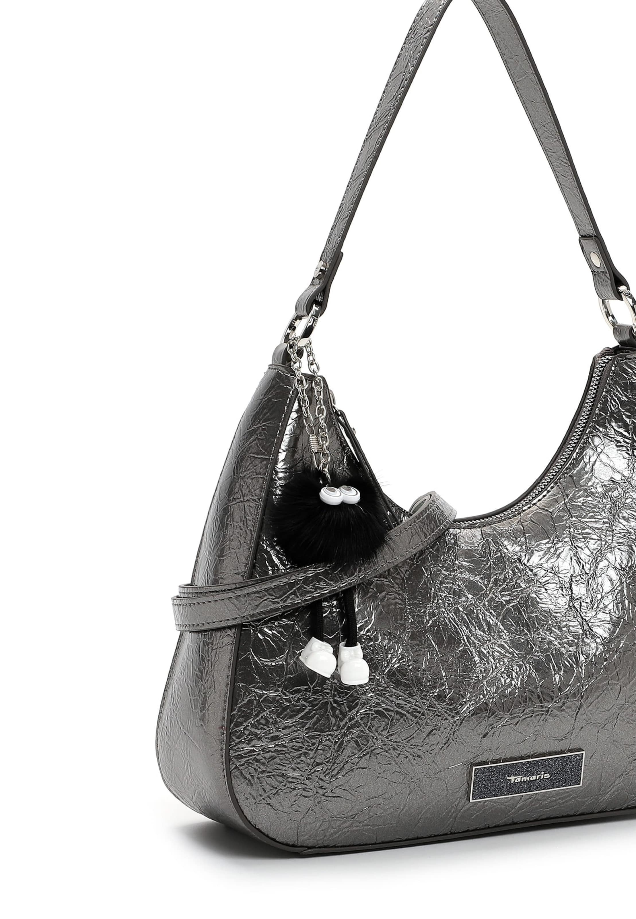 Poche ventrale 'TAS Gilla' Tamaris en argent