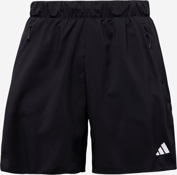 Pantaloni sportivi 'Train Icons 3-Stripes ' di ADIDAS PERFORMANCE in nero: frontale