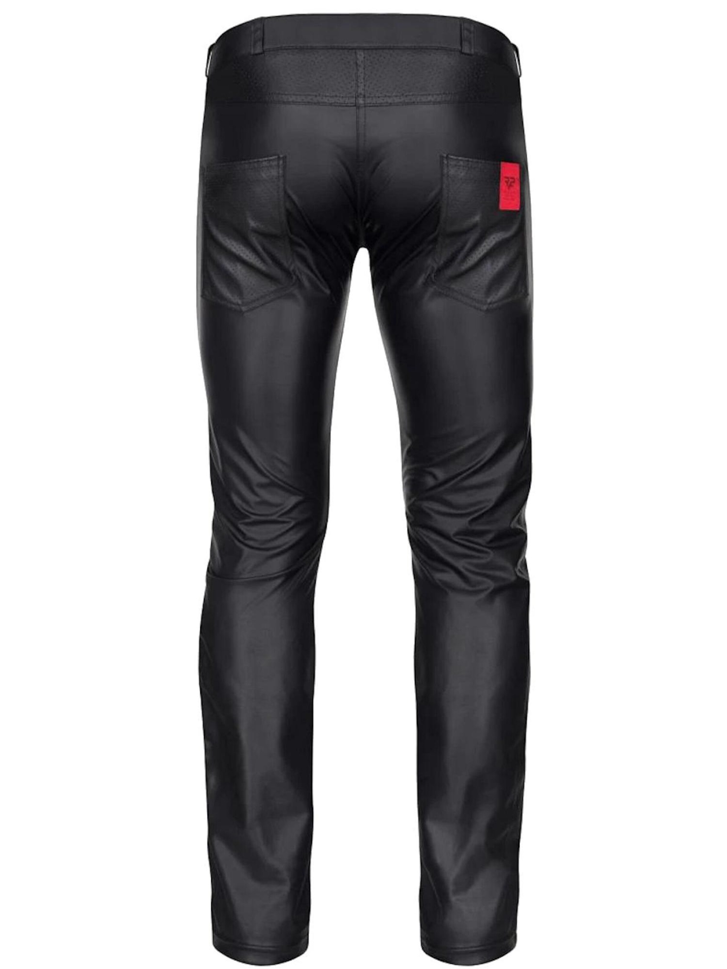 Regnes Fetish Planet Slim fit Pants 'Vincenzo' in Black