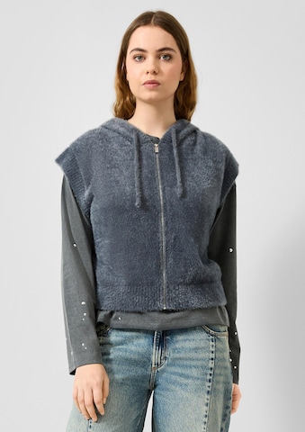 Cardigan QS en gris : devant