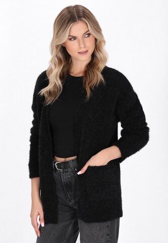 Cardigan 'Vintage' DreiMaster Vintage en noir : devant