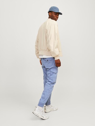 JACK & JONES - Tapered Pantalón cargo 'Paul Flake' en azul