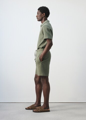 MANGO MAN Regular Pants 'Xavis' in Green