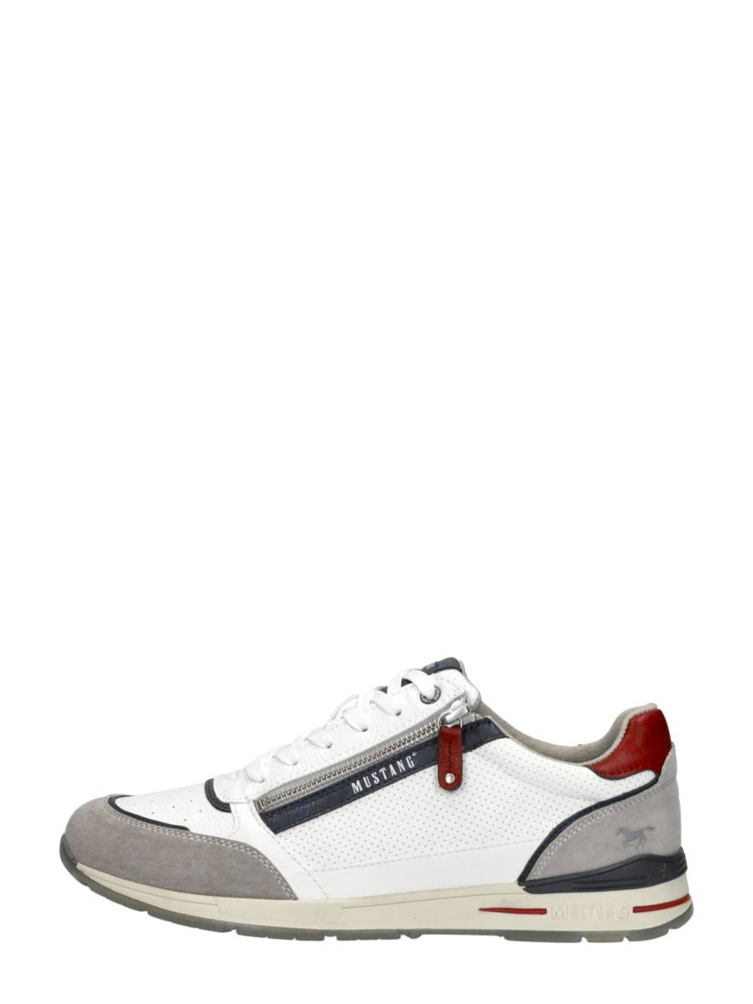 MUSTANG Sneaker low 'Sneakers Laag'‌‌‌‌‌‌‌‌‌‌ in Weiß: Vorderseite