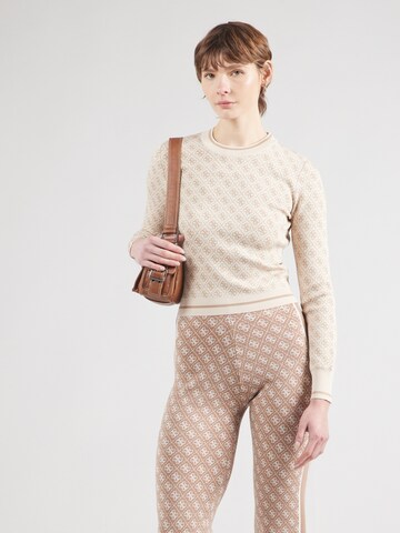 GUESS Sweter 'Lise' w kolorze beżowy: przód