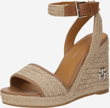 TOMMY HILFIGER - Sandalias en beige: frente