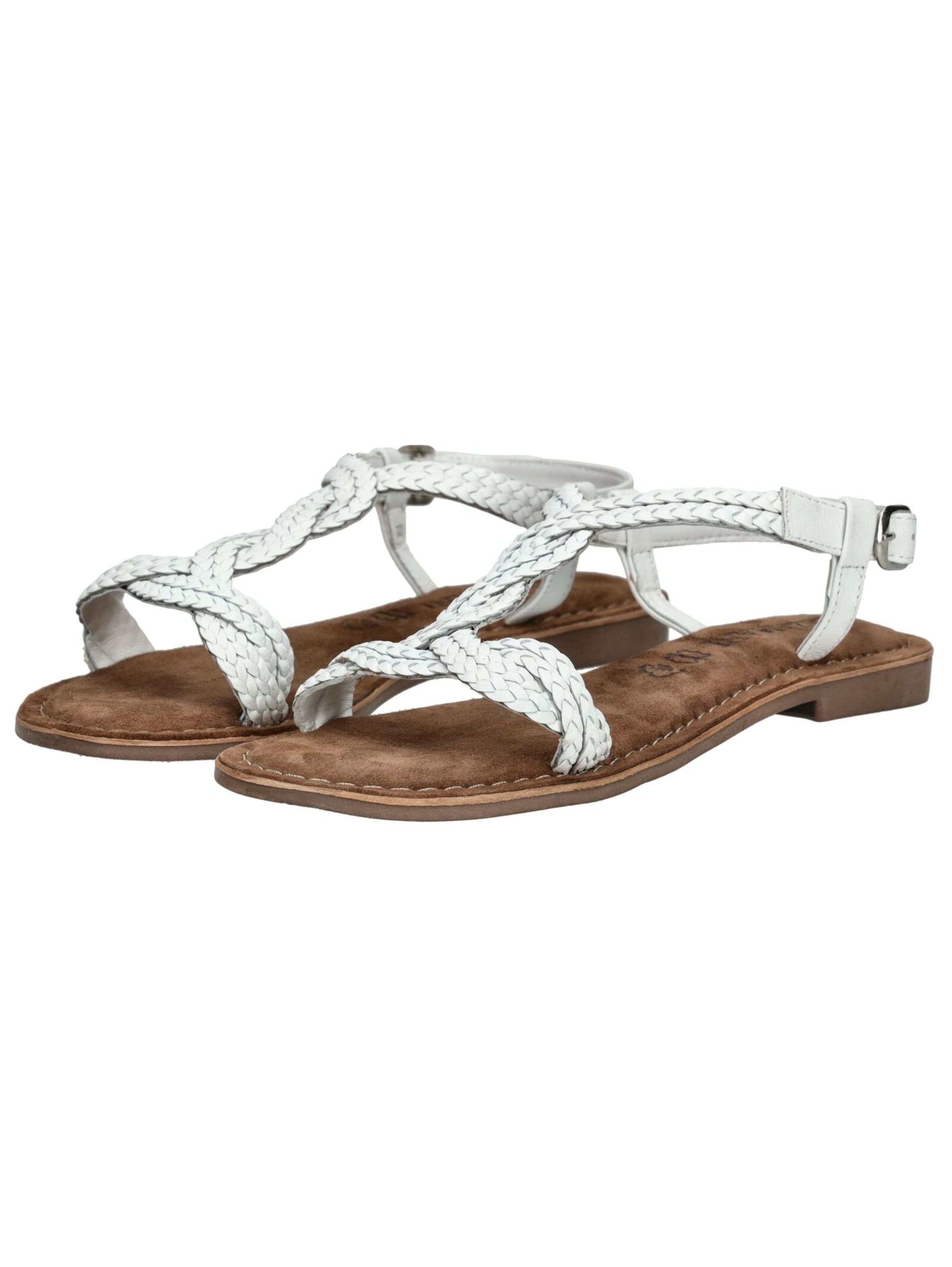 LAZAMANI Sandale in Weiß