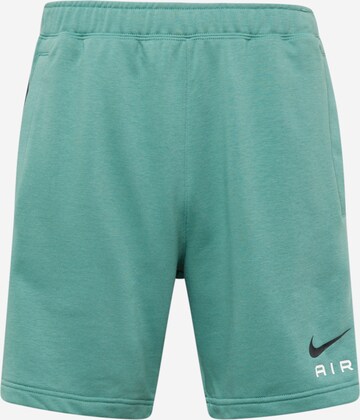 Nike Sportswearregular Hlače 'AIR' - zelena boja: prednji dio