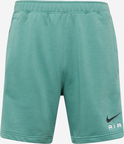 Nike Sportswear Pantalon 'AIR' en vert / noir / blanc, Vue avec produit