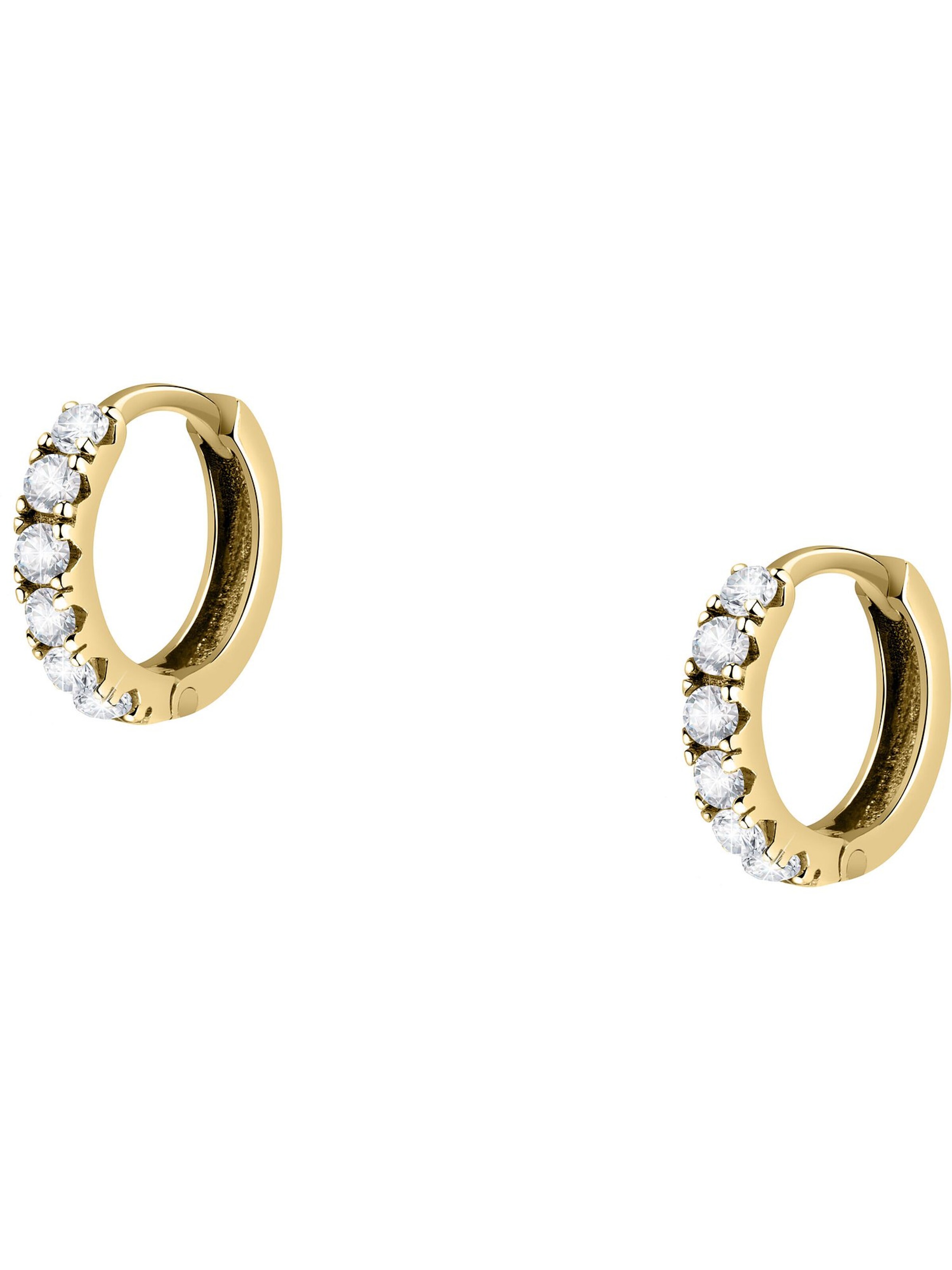 FAVS Earrings in Gold: front