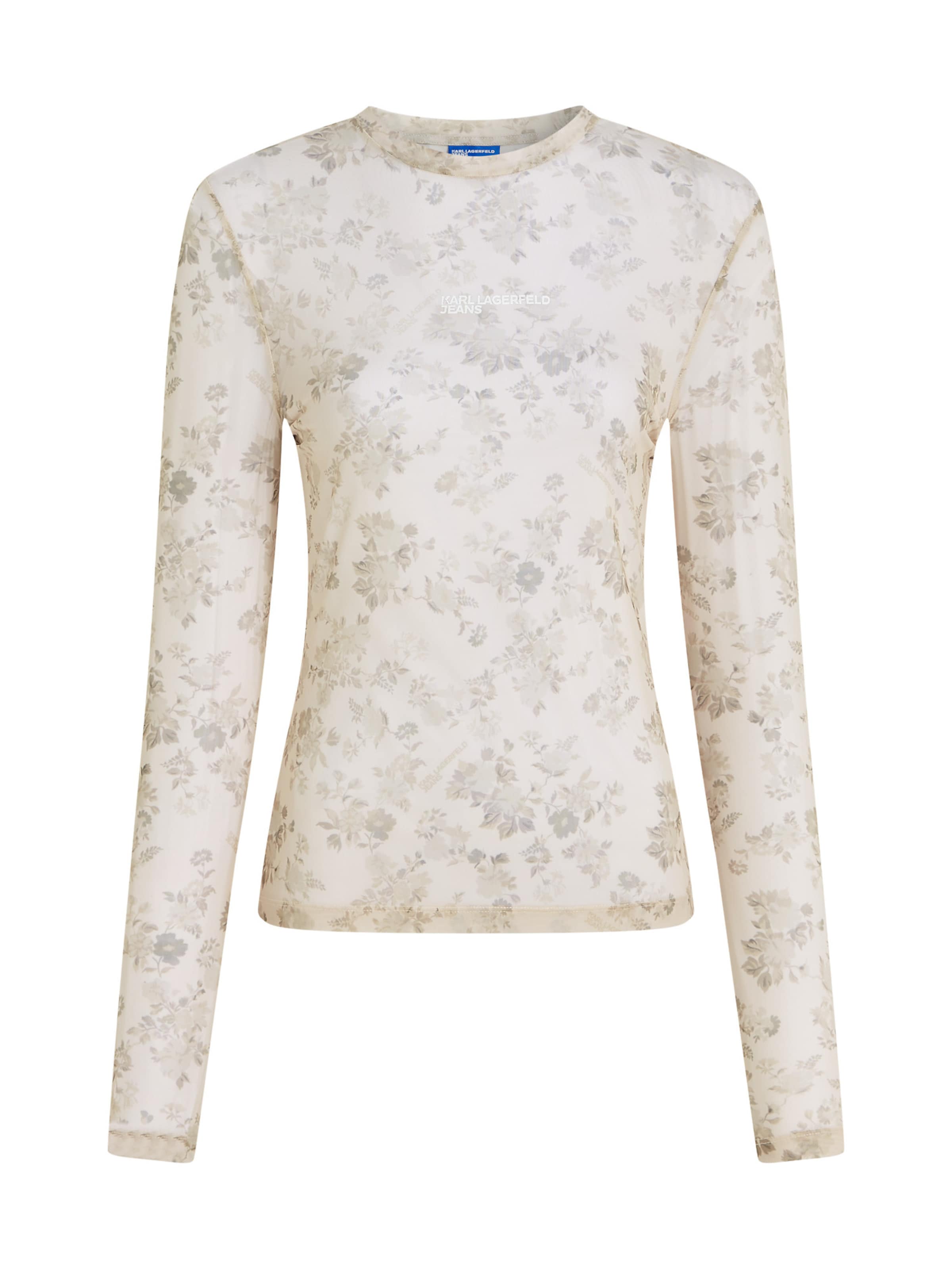 smėlio KARL LAGERFELD JEANS Marškinėliai: priekis