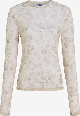 smėlio KARL LAGERFELD JEANS Marškinėliai: priekis